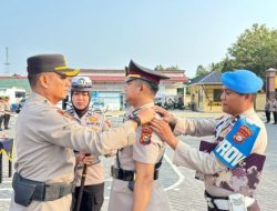 Kapolres Inhu Pimpin Sertijab Kasat Lantas, Ini Penggantinya
