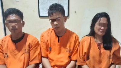 Tiga Pengedar Sabu Ditangkap Polres Kampar di Desa Sei Jernih