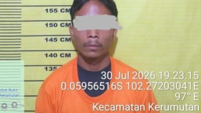 Gagalkan Pencurian 570 Kg TBS, 1 Pelaku Diamankan Polsek Kerumutan 