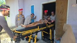 Polres Dumai Bersama Polda Riau Evakuasi Lansia Sakit Menahun dalam Kegiatan Ekspedisi Merah Putih Presisi