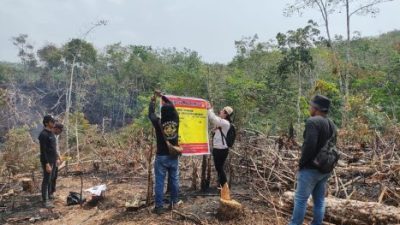 Ditinggal Makan, Api Membesar dan Hanguskan Kebun Karet, Pria Asal Air Molek Jadi Tersangka