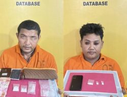 Coba Kabur dan Buang Barang Bukti, 2 Pria Diringkus Satresnarkoba Polres Inhu di Lokasi Berbeda 