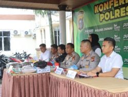 Ungkap Peredaran Narkoba, Polres Dumai Amankan 1 Kurir Bersama Barang Bukti 48 Paket Sabu dan 117,5 Butir Ekstasi 
