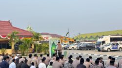 Diselimuti Asap, Polres Inhu Akhirnya Gelar Sholat Istisqo Berjamaah