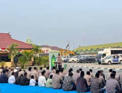 Diselimuti Asap, Polres Inhu Akhirnya Gelar Sholat Istisqo Berjamaah