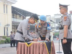 Sertijab di Polres Dumai, Iptu Bastian Rinaldy Jabat Kapolsek Pelabuhan