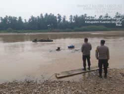 Cegah Kerusakan Lingkungan, Polsek Kuantan Tengah Tertibkan Tambang Ilegal di Sungai