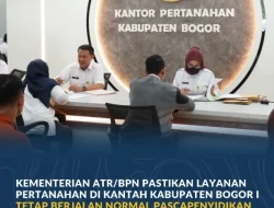 Kementerian ATR/BPN Pastikan Layanan Pertanahan di Kantah Kabupaten Bogor I Tetap Berjalan Normal Pascapenyidikan Kepolisian