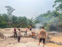 Efektif! Aduan Warga Lewat 110 Bikin Rakit PETI di Desa Kopah Dimusnahkan