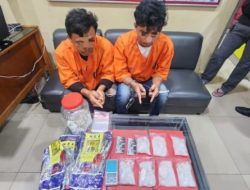 Positif Sabu, Dua Tersangka Pengedar 650 Gram Sabu di Dumai Ditahan