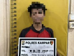 Unit PPA Polres Kampar Bekuk Pelaku Persetubuhan Anak di Bawah Umur