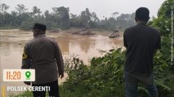  10 Rakit PETI Kabur ke Hilir Saat Polisi Datang di Cerenti