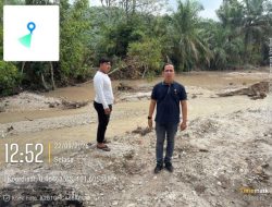 Polres Kuansing Gerebek PETI di Tebing Tinggi Benai, 1 Rakit Dibakar