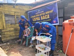 Perpustakaan Terapung hingga Klinik Gratis Meriahkan JALUR Polres Dumai