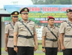Mutasi Besar di Polres Kuansing, 5 Kapolsek Jajaran Resmi Diserahterimakan