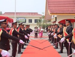 Pisah Sambut Kapolres Pelalawan Berjalan Khidmat dan Kondusif