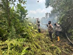 Hari Ke-4, Tim Gabungan Padamkan 7 Titik Api Karhutla 5 Hektar di Sungai Sembilan Dumai