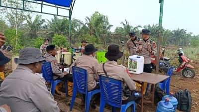 Polres Inhu Pelajari Cairan X-Fire 01, Perkuat Penanggulangan Karhutla di Musim Kemarau