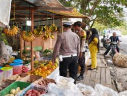 Polresta Pekanbaru Cek Ketersediaan Sembako, Situasi Pasar Hang Jebat Aman Kondusif