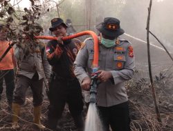 70 Personel Gabungan Kerahkan Segala Daya, Karhutla di Desa Rimbo Panjang Kampar Akhirnya Padam