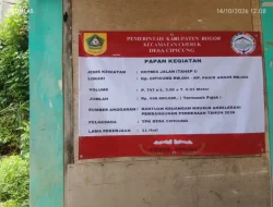 Pembangunan Jalan Penghubung Cipicung–Pasir Angin Disambut Antusias Warga
