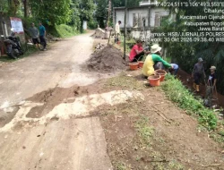 TPT di Kampung Pangrasan Desa Cibalung Direalisasikan, Warga Berharap Terhindar dari Ancaman Longsor
