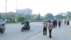 Pastikan Lalin Lancar, Kapolresta Pekanbaru Cek Personel di Lapangan