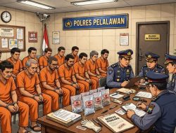 Periode 9-18 Oktober, Polres Pelalawan Ungkap 6 Kasus Narkoba, 14 Tersangka Diamankan