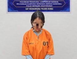 BREAKING: Wanita di Dumai Ditangkap Bawa 10 Ekstasi Logo TikTok