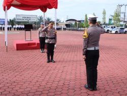 Wakapolres Rohil Pimpin Apel Gelar Pasukan Operasi Patuh LK 2026