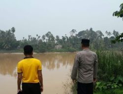 Laporan Warga via 110, Polsek Cerenti Temukan 6 Rakit PETI