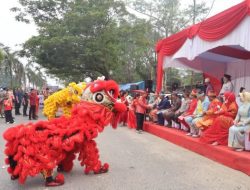 Ribuan Warga Padati Pawai Budaya Hari Jadi Pelalawan ke-27 di Pangkalan Kerinci