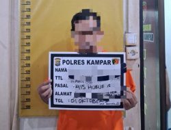 Polres Kampar Ungkap Kasus Pencabulan Murid MI Tahfidz, Mantan Kepsek Ditangkap