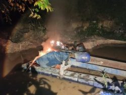 Polsek Kuantan Tengah Musnahkan Rakit PETI di Jantung Kota Teluk Kuantan