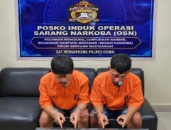 FF dan MY Ditangkap, Polres Dumai Sita 6 Paket Sabu Dari Dua Remaja