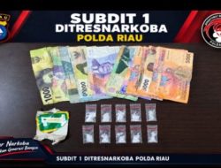 Laporan Warga Berbuah Penangkapan, Polda Riau Sita 2,14 Gram Sabu dari Residivis di Pekanbaru Kota
