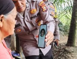 Polres Kuansing Bersama Dinas Sosial Kuansing Kunjungi Warga Sakit Kanker dan Lansia