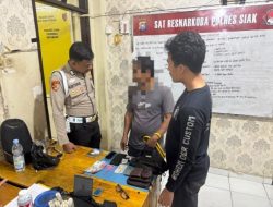 TEGAS! Toyol Bandar Sabu di Sungai Apit Tak Berkutik Diciduk Polres Siak