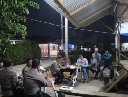 Keamanan Tanggung Jawab Kita Bersama, Wakapolres Rohil Sambangi Poskamling Cempedak Rahuk