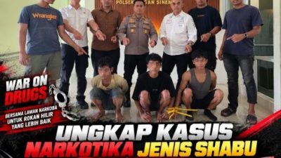 Transaksi di Kebun Sawit Digerebek, Polsek Bagan Sinembah Amankan 3 Pria dan 124,5 Gram Sabu