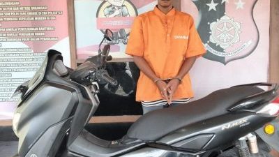 Polsek Kampar Tangkap Pelaku Curanmor di Desa Sendayan