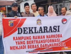 Usai Operasi, Polresta Pekanbaru Deklarasi Perang Terhadap Narkoba