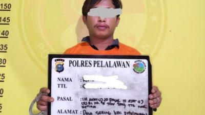 Polres Pelalawan Ringkus Pemuda di Kos Jalan Cinta Damai Gara-Gara Ganja