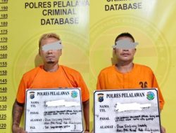 Polres Pelalawan Tak Kasih Ruang Pengedar, 2 Pria di Sialang Indah Ditangkap dengan BB Sabu 15,14 Gram