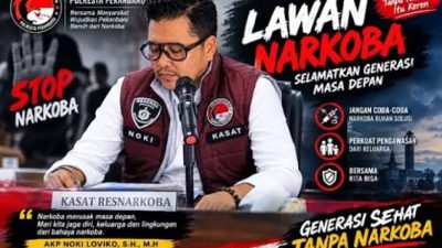 Pimpin Razia THM, Kasat Resnarkoba AKP Noki Loviko Pastikan Angkasa Food Court Bersih dari Narkoba